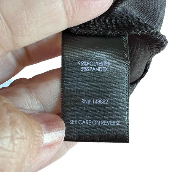 Torrid black Mini Scuba Fluted sleeveless Dress 0 - Picture 9 of 11